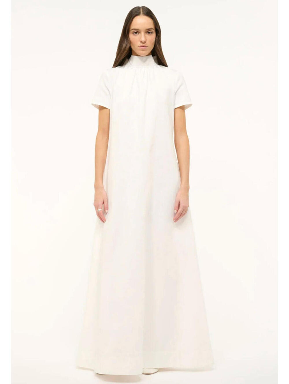 NWT STAUD Ilana White Cotton Bridal Wedding Gown Dress Calluna Medium - Picture 3 of 10
